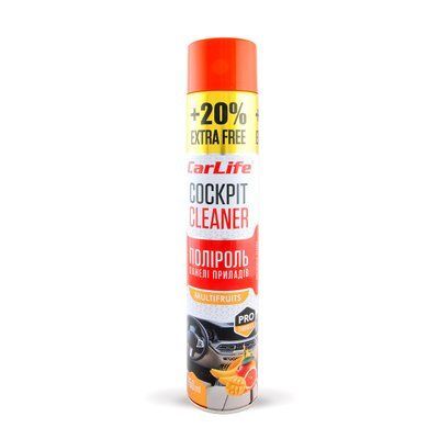 Поліроль торпеди спрей 750ml "Carlife" Cockpit Мультифрукт CF756 CF756 фото