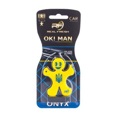 Освіжувач повітря REAL FRESH OK ! MAN Premium Onyx (5540) 1169827 фото