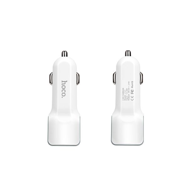 АЗУ Hoco Z23, Grand Style 2USB 2.4A Білий Z23 фото