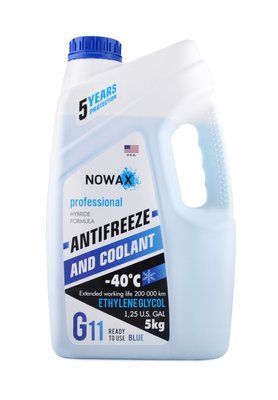 Антифриз блакитний G11. 5кг. готовий розчин NX05002 NOWAX NX05002 фото