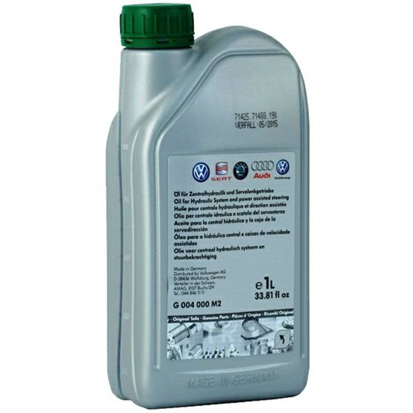 VAGG 004 000 M2 Жидкость гур "Power Steering Fluid G004", 1л 123456982 фото