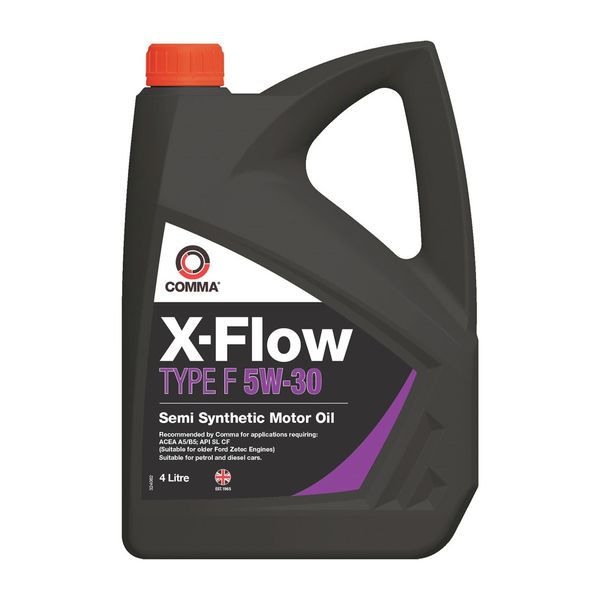 Моторное масло Comma X-FLOW TYPE F 5W-30 API SL/CF ACEA A5/B5 4л (4шт/уп) XFF4L фото