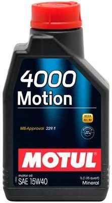 Motul102815 Масло моторное минеральное "4000 MOTION 15W-40", 1л 123457482 фото