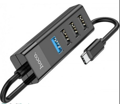 USB-Хаб Hoco HB25 4 in 1 (Type-C to 1хUSB3.0 + 3хUSB2.0) HB252 фото