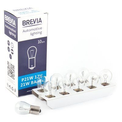 Лампа накаливания Brevia P21W 12V 21W BA15s CP 12301C фото