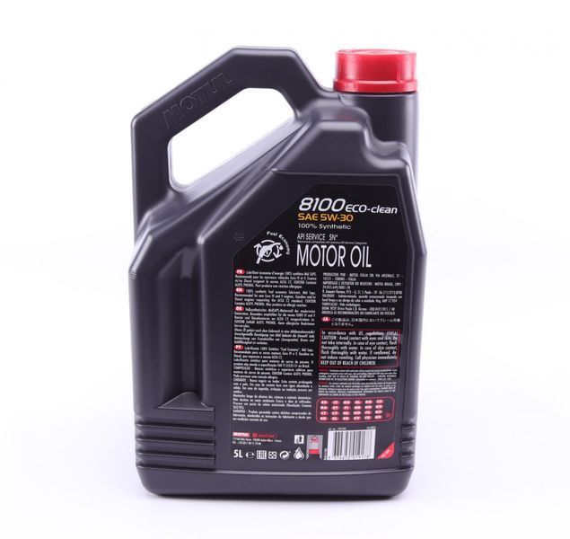 Motul101545 5W30/5л MOTUL 8100 Eco-clean с2 123457233 фото
