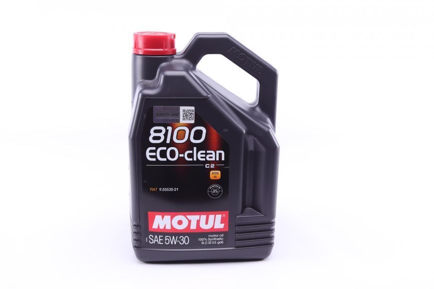 Motul101545 5W30/5л MOTUL 8100 Eco-clean с2 123457233 фото